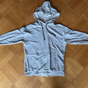 New Look Raw Edge Gray Hoodie